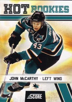 2010-11 Score #546 John McCarthy  Front