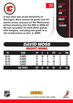 2010-11 Score - Glossy #99 David Moss  Back