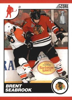 2010-11 Score - Glossy #134 Brent Seabrook  Front