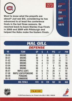 2010-11 Score - Glossy #273 Hal Gill  Back