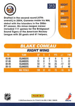 2010-11 Score - Glossy #313 Blake Comeau  Back