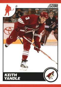 2010-11 Score - Glossy #377 Keith Yandle  Front