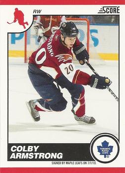 2010-11 Score - Glossy #449 Colby Armstrong  Front