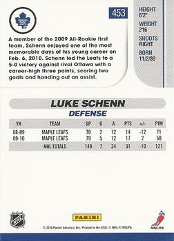 2010-11 Score - Glossy #453 Luke Schenn  Back