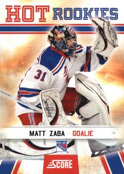 2010-11 Score - Glossy #518 Matt Zaba  Front