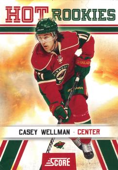 2010-11 Score - Glossy #520 Casey Wellman  Front