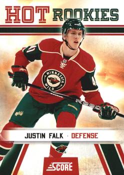 2010-11 Score - Glossy #521 Justin Falk  Front