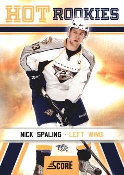 2010-11 Score - Glossy #525 Nick Spaling  Front