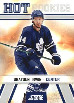 2010-11 Score - Glossy #526 Brayden Irwin  Front