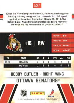 2010-11 Score - Glossy #527 Bobby Butler  Back