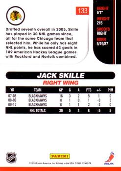2010-11 Score - 20th Anniversary #133 Jack Skille  Back