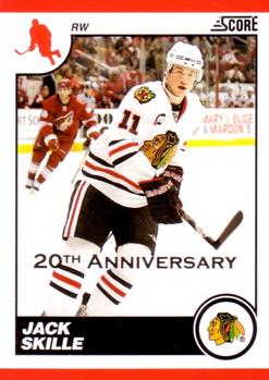 2010-11 Score - 20th Anniversary #133 Jack Skille  Front