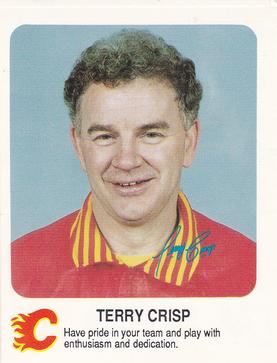 1987-88 Red Rooster Calgary Flames #NNO Terry Crisp Front