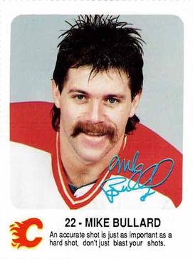 1987-88 Red Rooster Calgary Flames #NNO Mike Bullard Front