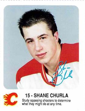 1987-88 Red Rooster Calgary Flames #NNO Shane Churla Front
