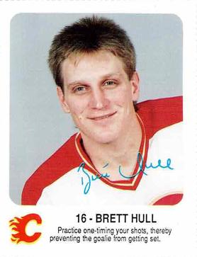 1987-88 Red Rooster Calgary Flames #NNO Brett Hull Front