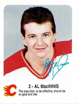 1987-88 Red Rooster Calgary Flames #NNO Al MacInnis Front