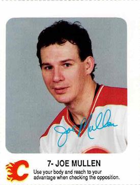 1987-88 Red Rooster Calgary Flames #NNO Joe Mullen Front