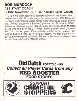 1986-87 Red Rooster Calgary Flames #NNO Bob Murdoch Back