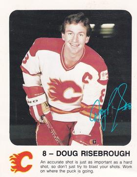 1986-87 Red Rooster Calgary Flames #NNO Doug Risebrough Front