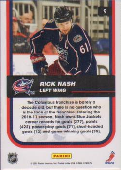 2010-11 Score - Franchise #9 Rick Nash Back