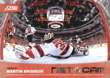 2010-11 Score - Net Cam #2 Martin Brodeur Front