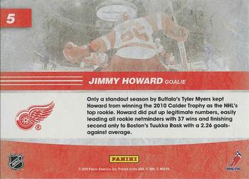 2010-11 Score - Net Cam #5 Jimmy Howard Back