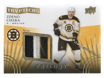 2014-15 Upper Deck Trilogy - Tryptichs #T-BOS2 Zdeno Chara Front
