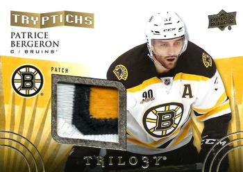 2014-15 Upper Deck Trilogy - Tryptichs #T-BOS3 Patrice Bergeron Front
