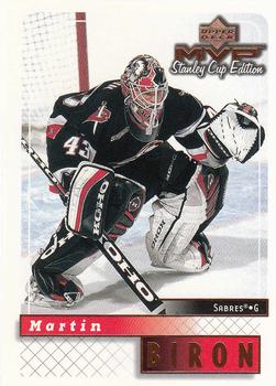 1999-00 Upper Deck MVP Stanley Cup Edition #25 Martin Biron Front