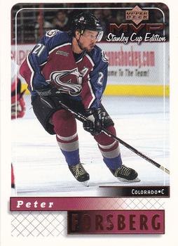 1999-00 Upper Deck MVP Stanley Cup Edition #54 Peter Forsberg Front