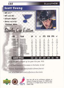 1999-00 Upper Deck MVP Stanley Cup Edition #166 Scott Young Back