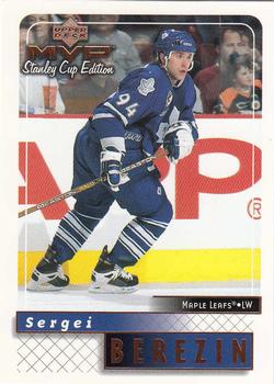 1999-00 Upper Deck MVP Stanley Cup Edition #176 Sergei Berezin Front