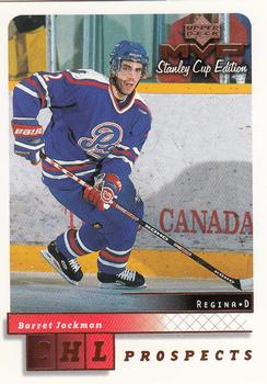 1999-00 Upper Deck MVP Stanley Cup Edition #209 Barret Jackman Front