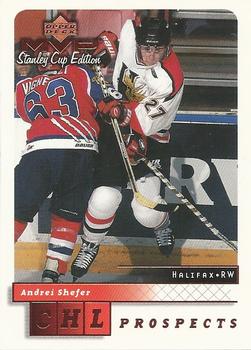 1999-00 Upper Deck MVP Stanley Cup Edition #202 Andrei Shefer Front