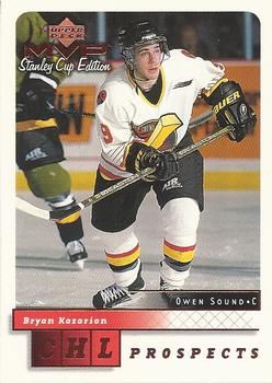1999-00 Upper Deck MVP Stanley Cup Edition #208 Bryan Kazarian Front