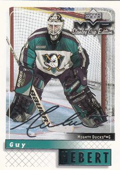 1999-00 Upper Deck MVP Stanley Cup Edition - Silver Script #3 Guy Hebert Front
