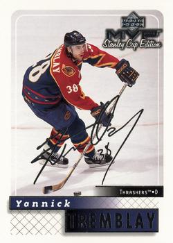 1999-00 Upper Deck MVP Stanley Cup Edition - Silver Script #12 Yannick Tremblay Front