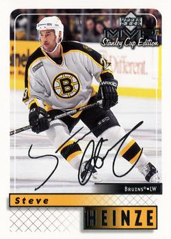 1999-00 Upper Deck MVP Stanley Cup Edition - Silver Script #20 Steve Heinze Front