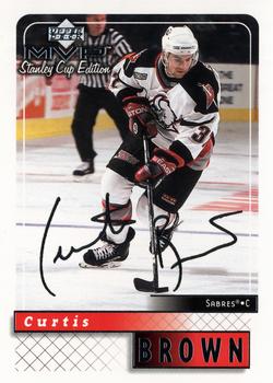 1999-00 Upper Deck MVP Stanley Cup Edition - Silver Script #24 Curtis Brown Front