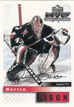 1999-00 Upper Deck MVP Stanley Cup Edition - Silver Script #25 Martin Biron Front