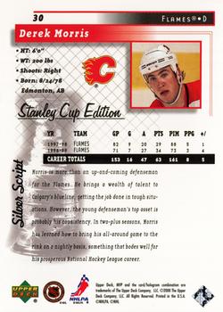 1999-00 Upper Deck MVP Stanley Cup Edition - Silver Script #30 Derek Morris Back