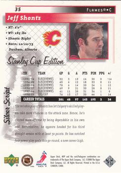 1999-00 Upper Deck MVP Stanley Cup Edition - Silver Script #35 Jeff Shantz Back
