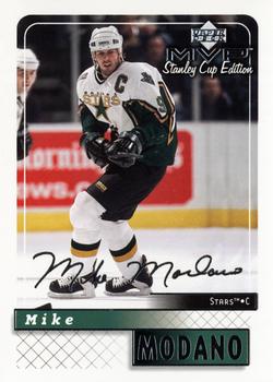 1999-00 Upper Deck MVP Stanley Cup Edition - Silver Script #58 Mike Modano Front