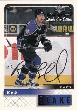1999-00 Upper Deck MVP Stanley Cup Edition - Silver Script #87 Rob Blake Front