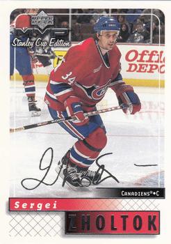 1999-00 Upper Deck MVP Stanley Cup Edition - Silver Script #95 Sergei Zholtok Front