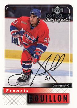 1999-00 Upper Deck MVP Stanley Cup Edition - Silver Script #96 Francis Bouillon Front