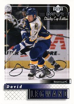 1999-00 Upper Deck MVP Stanley Cup Edition - Silver Script #97 David Legwand Front