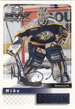 1999-00 Upper Deck MVP Stanley Cup Edition - Silver Script #98 Mike Dunham Front