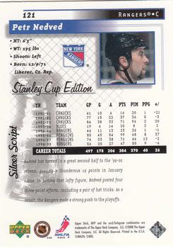 1999-00 Upper Deck MVP Stanley Cup Edition - Silver Script #121 Petr Nedved Back
